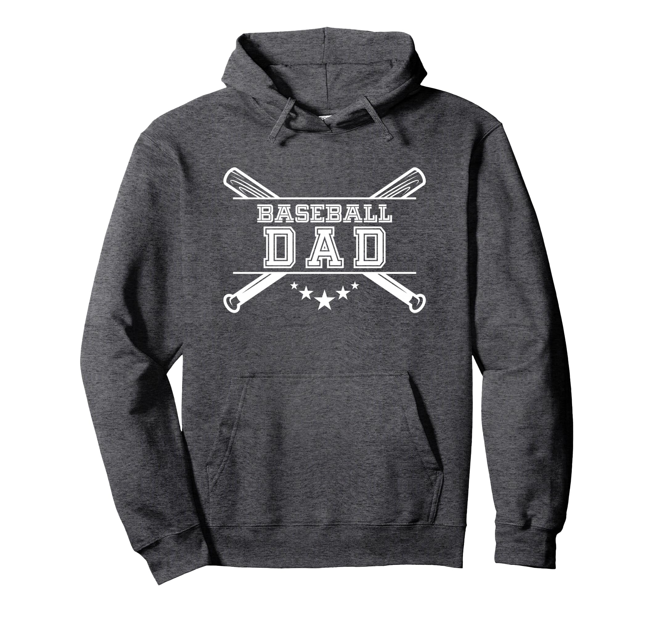Baseball Dad Hoodie - Novelty Apparel for Adults - T-Shirt, Sweatshirt, Hoodie