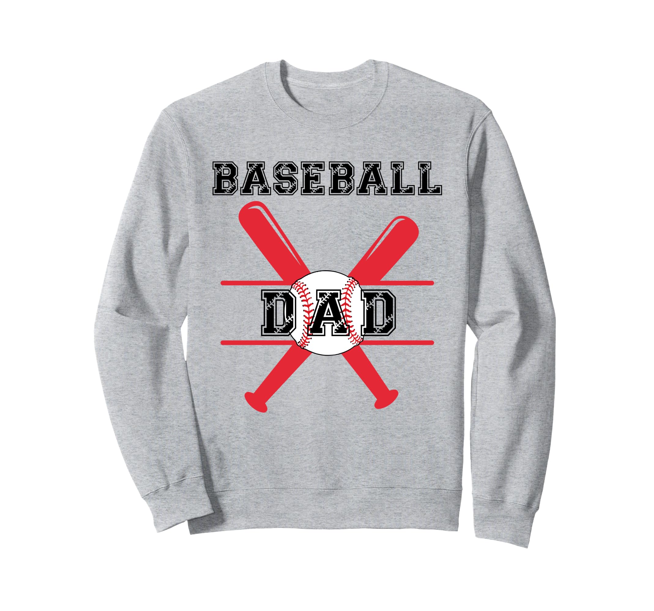 Proud Baseball Dad Fun Baseball Daddy Sweatshirt - Custom Art Print Unisex - T-Shirt, Sweatshirt, Hoodie