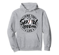 Living That Sport Mom Life Baseball Mom Hoodie - Custom Art Print Unisex - T-Shirt, Sweatshirt, Hoodie