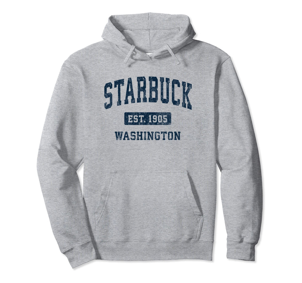 Starbuck Washington Wa Athletic Sports Hoodie - Novelty Apparel Men Women - T-Shirt, Sweatshirt, Hoodie