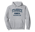 Starbuck Washington Wa Athletic Sports Hoodie - Novelty Apparel Men Women - T-Shirt, Sweatshirt, Hoodie