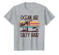 Ocean Air And Salty Hair Beach Sunset T-Shirt - Aesthetic Graphic Unisex - T-Shirt, Sweatshirt, Hoodie