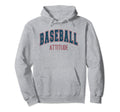 Baseball Attitude Athletic Baseball Hoodie - Casual Everyday Wear Unisex - T-Shirt, Sweatshirt, Hoodie