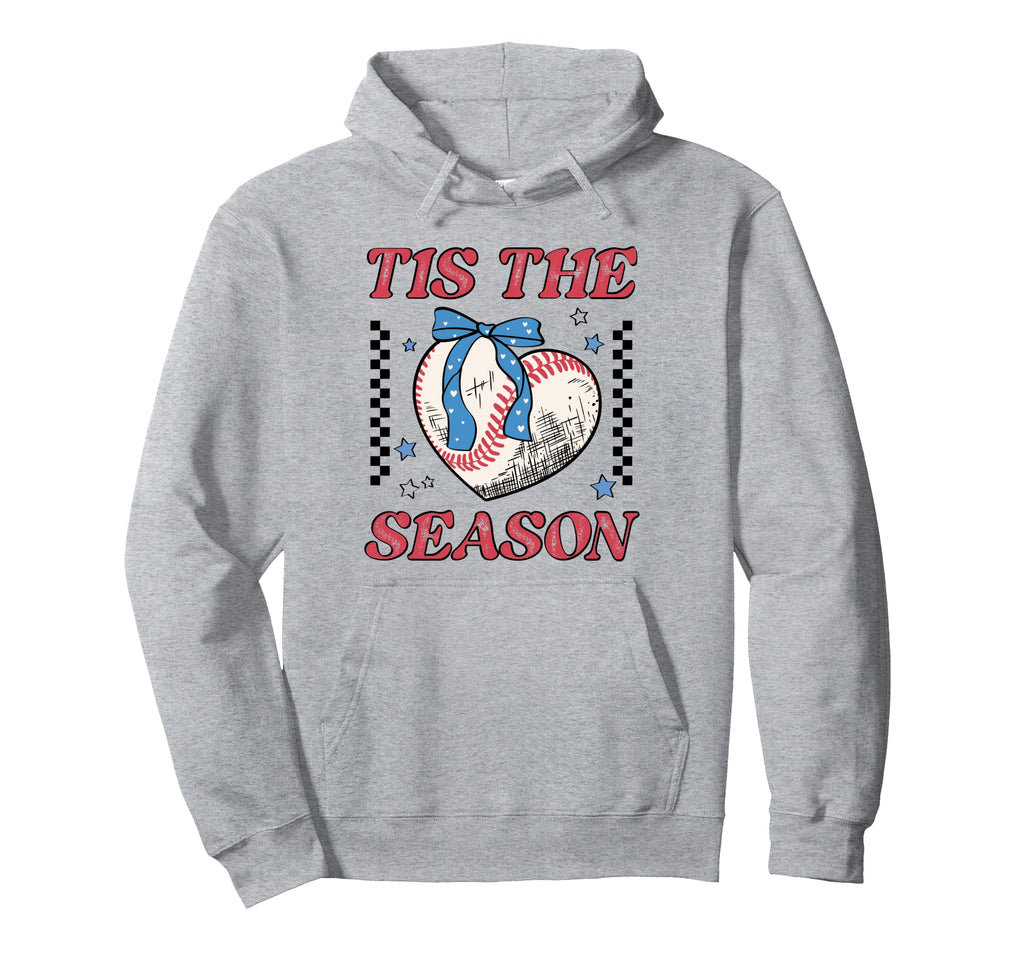 Tis Season Coquette American Baseball Hoodie - Aesthetic Graphic Men Women - T-Shirt, Sweatshirt, Hoodie