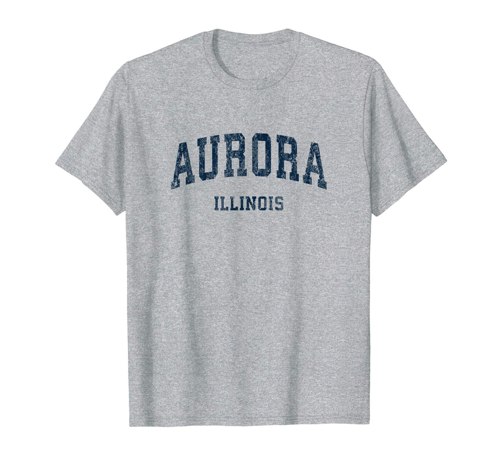 Aurora Illinois Il Varsity T-Shirt - Casual Everyday Wear for Adults - T-Shirt, Sweatshirt, Hoodie