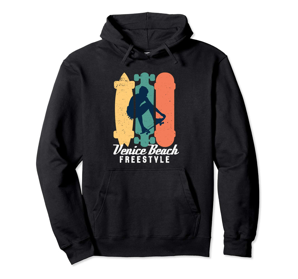 Skater Venice Beach California Hoodie - Custom Art Print for Adults - T-Shirt, Sweatshirt, Hoodie