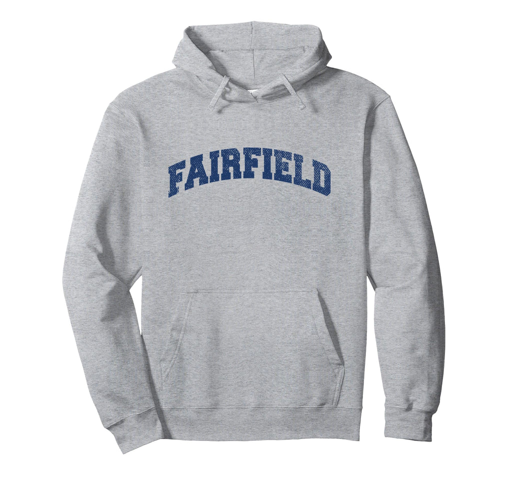 Fairfield Varsity Grey Hoodie - Graphic Print Unisex - T-Shirt, Sweatshirt, Hoodie