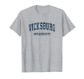 Vicksburg Mississippi Ms Varsity Sports T-Shirt - Trendy Graphic Unisex - T-Shirt, Sweatshirt, Hoodie