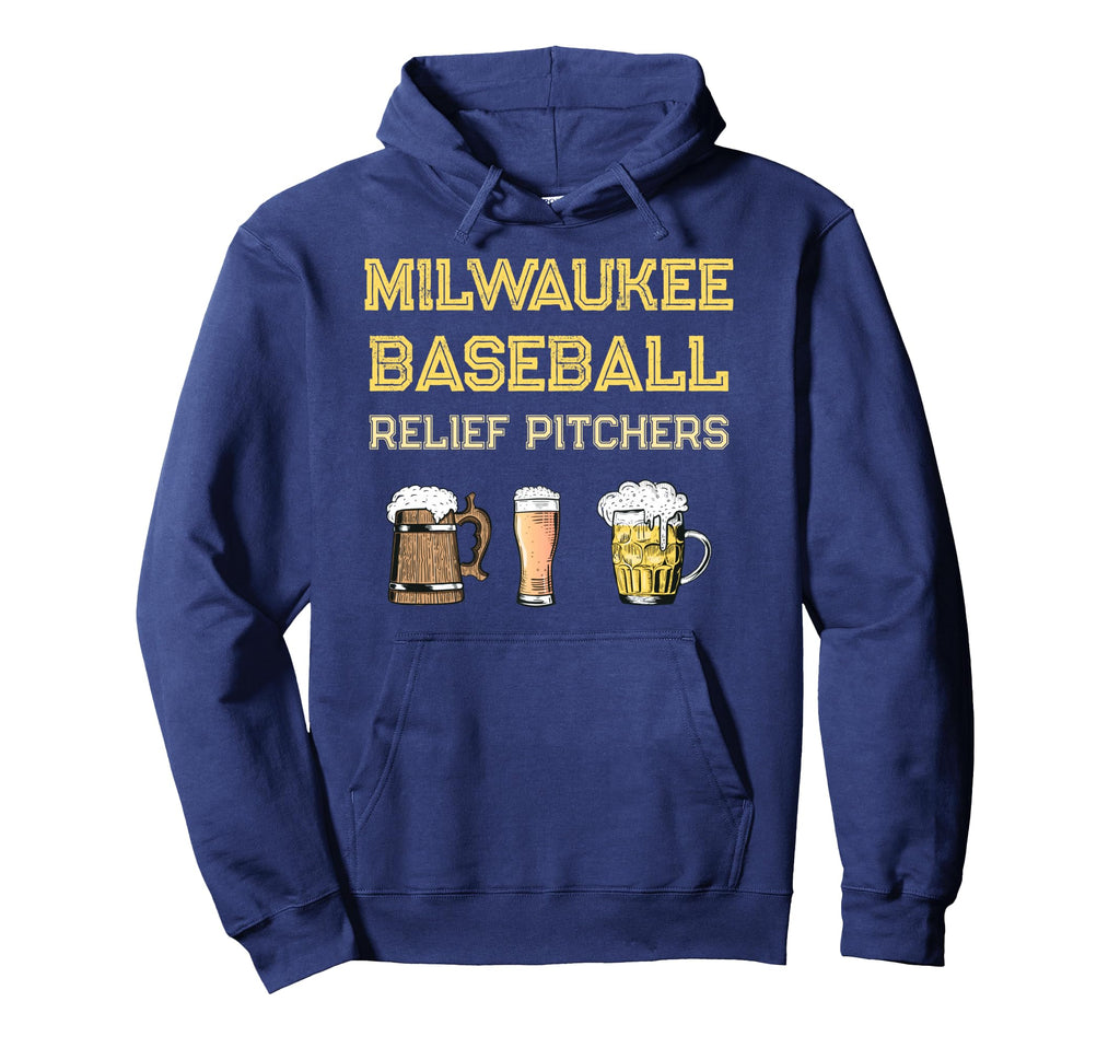 Milwaukee Baseball Beer Fan Wisconsin Hoodie - Novelty Apparel Unisex - T-Shirt, Sweatshirt, Hoodie