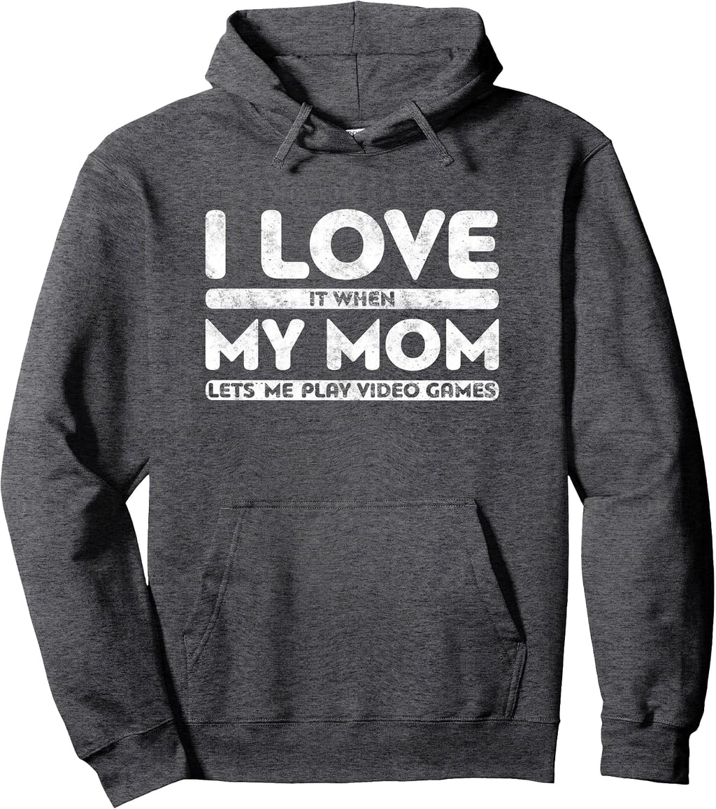 Gaming I Love My Mom - Adult & Kids T-Shirts, Sweatshirts & Hoodies apparel design preview 1