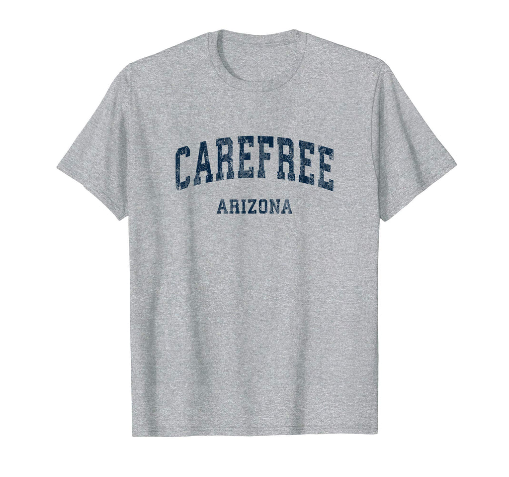 Carefree Arizona Az Varsity Sports Navy T-Shirt - Unique Graphic Men Women - T-Shirt, Sweatshirt, Hoodie