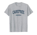 Carefree Arizona Az Varsity Sports Navy T-Shirt - Unique Graphic Men Women - T-Shirt, Sweatshirt, Hoodie