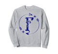 Initial F Monogram Boho Name Letter F Sweatshirt - Graphic Print Unisex - T-Shirt, Sweatshirt, Hoodie