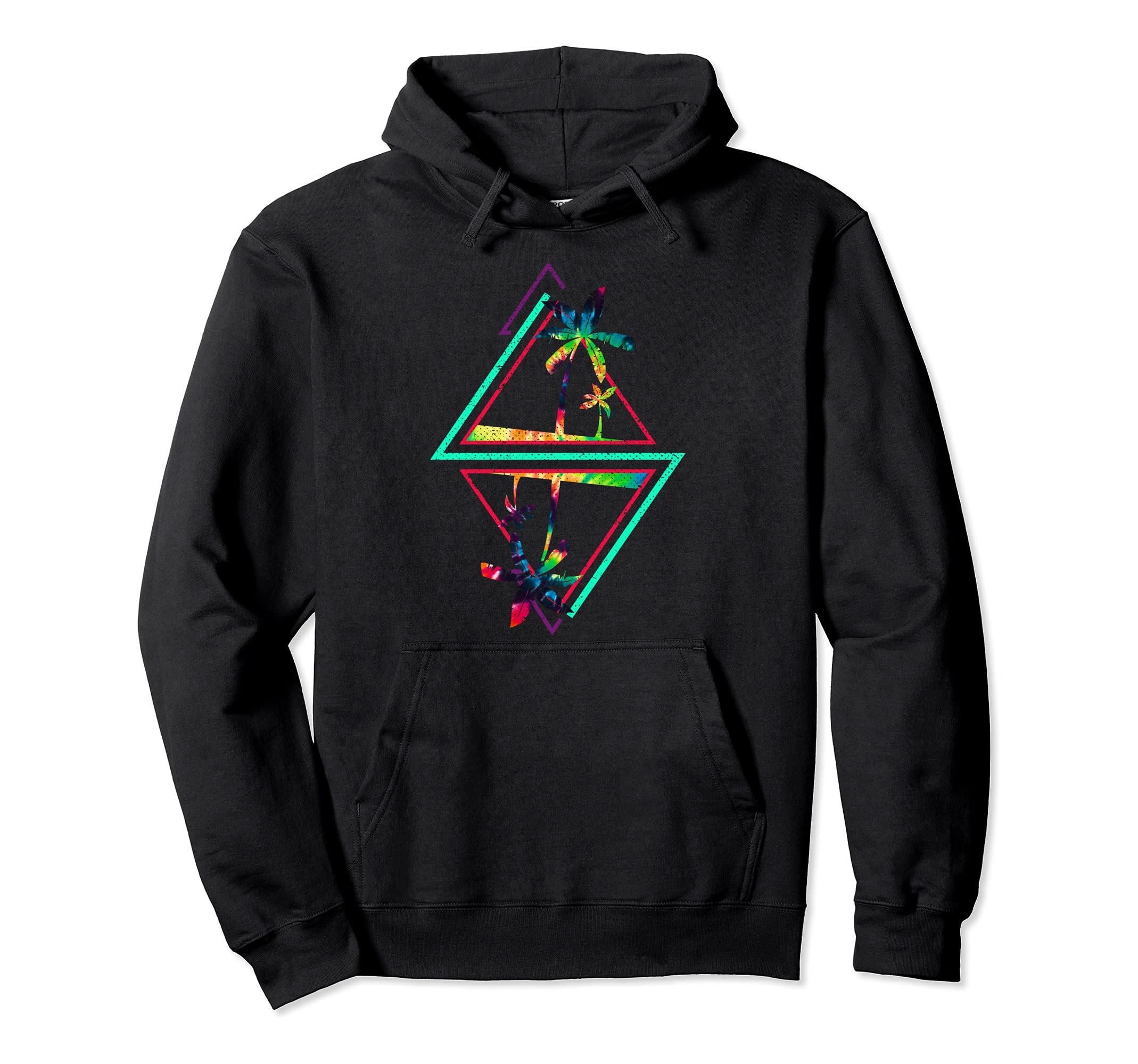 Vaporwave Aesthetic 80S Art Palm Trees Hoodie - Graphic Print Unisex - T-Shirt, Sweatshirt, Hoodie