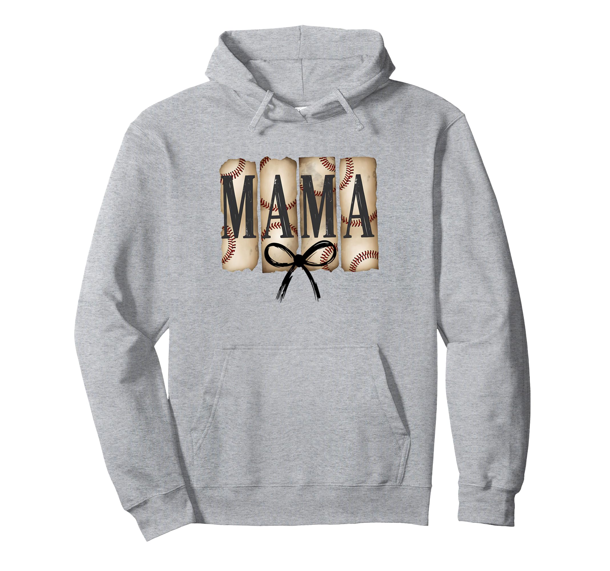 Coquette American Baseball Mom Mama Hoodie - Fun Novelty Design Unisex - T-Shirt, Sweatshirt, Hoodie