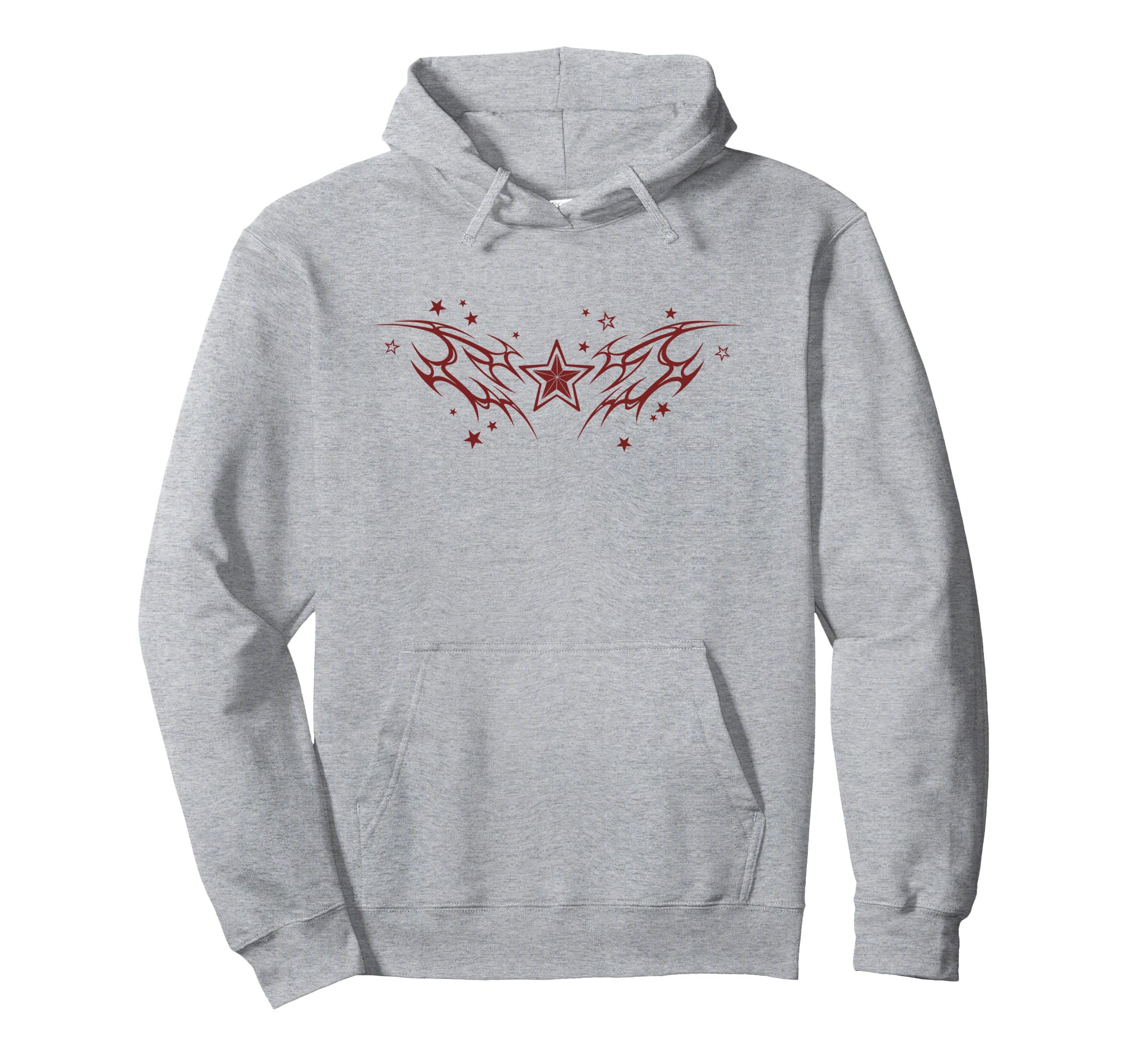 Y2K 90S Star Star Tattoo Styl Hoodie - Minimalist Print for Adults - T-Shirt, Sweatshirt, Hoodie