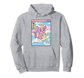 Surfing Axolotl Drinking Banana Milk Hoodie - Custom Art Print for Adults - T-Shirt, Sweatshirt, Hoodie