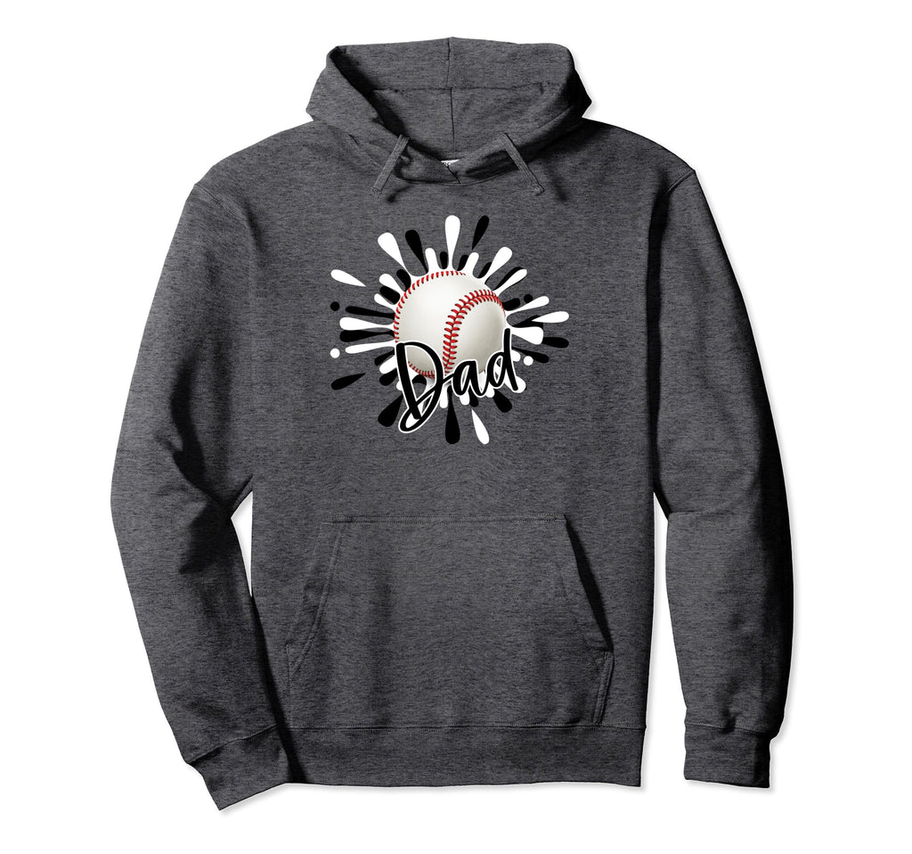 Baseball Dad Funny Novelty Baseball Hoodie - Streetwear Style Men Women - T-Shirt, Sweatshirt, Hoodie