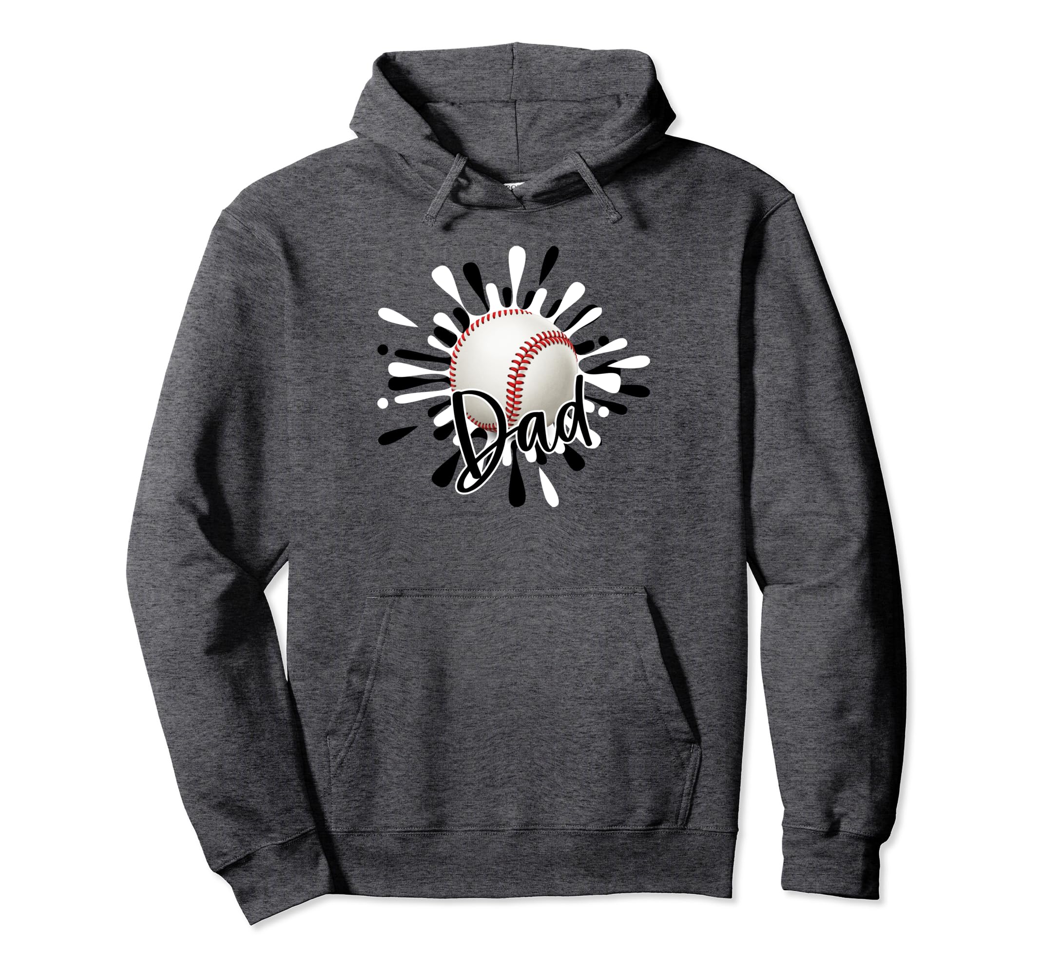 Baseball Dad Funny Novelty Baseball Hoodie - Streetwear Style Men Women - T-Shirt, Sweatshirt, Hoodie