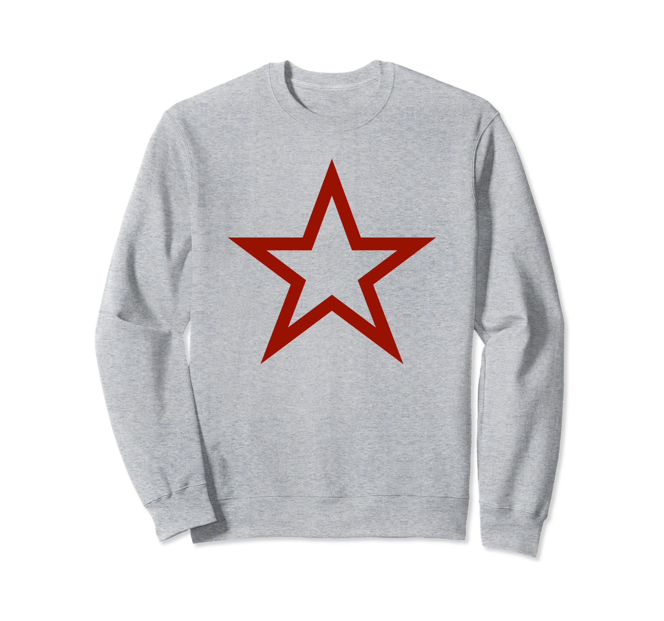 Red Star Y2K Aesthetic Baggy Punk Sweatshirt - Fun Novelty Design Unisex - T-Shirt, Sweatshirt, Hoodie