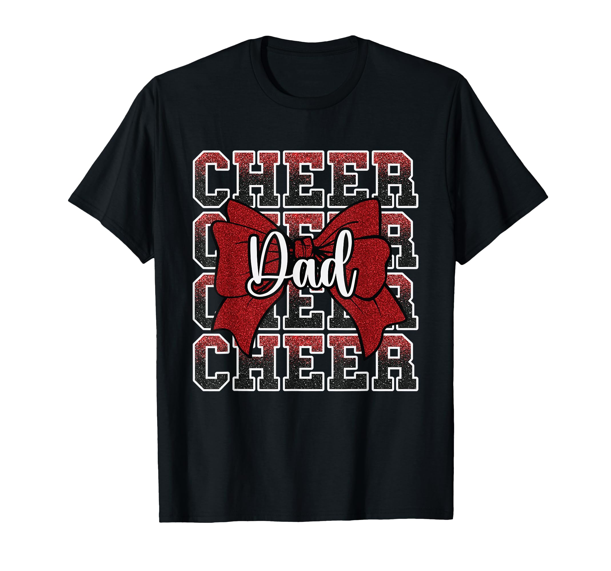 Cheer Dad Daddy Bow Sport T-Shirt - Aesthetic Graphic for Adults - T-Shirt, Sweatshirt, Hoodie