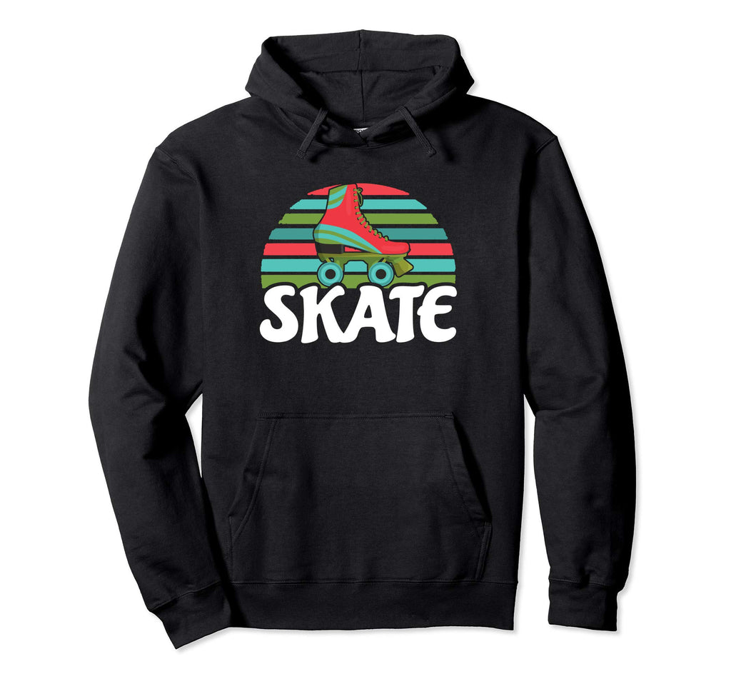 Roller Skate Shoes Roller Skating Hoodie - Aesthetic Graphic Men Women - T-Shirt, Sweatshirt, Hoodie