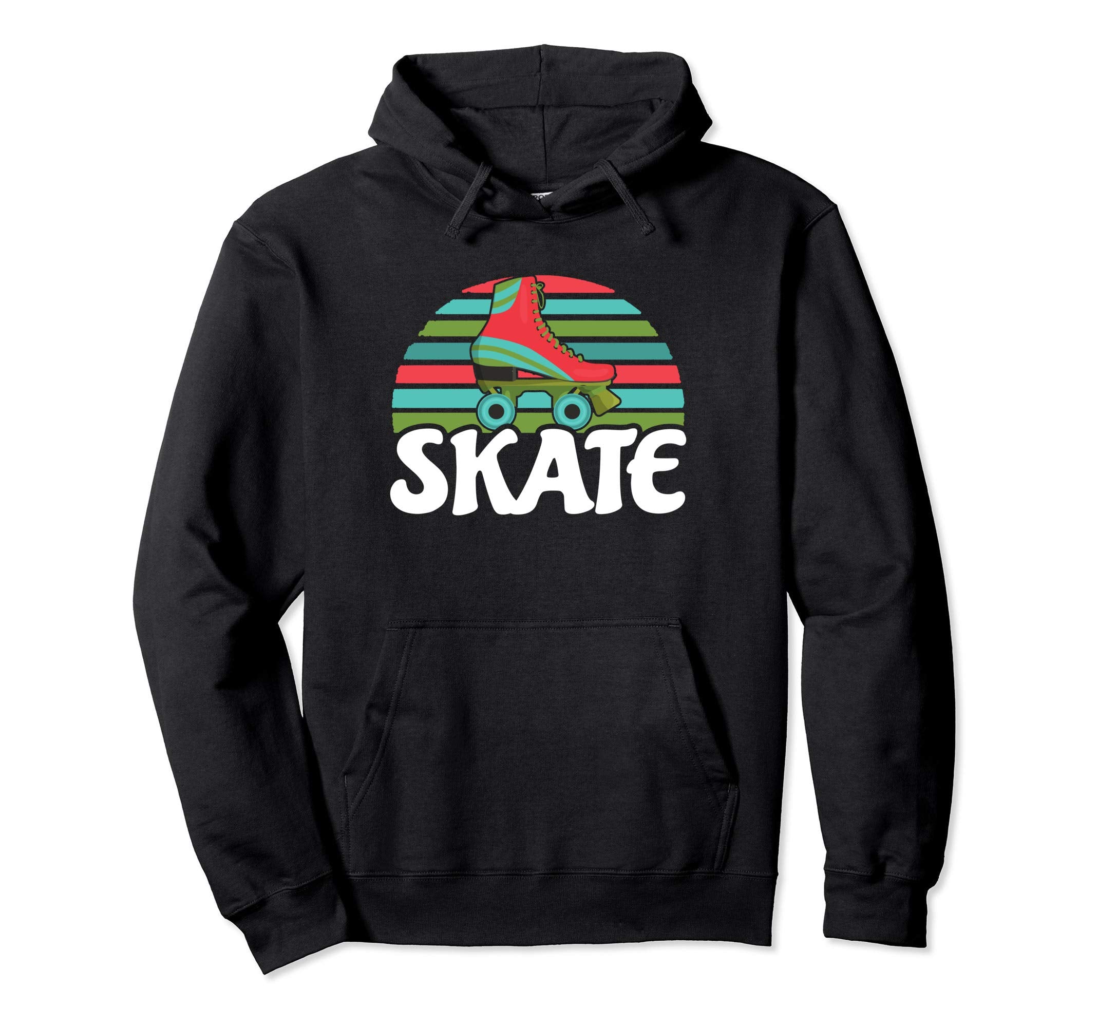 Roller Skate Shoes Roller Skating Hoodie - Aesthetic Graphic Men Women - T-Shirt, Sweatshirt, Hoodie