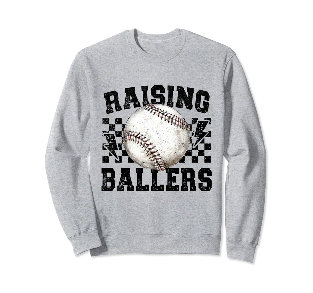 Raising Ballers Funny Baseball Sweatshirt - Streetwear Style Men Women - T-Shirt, Sweatshirt, Hoodie