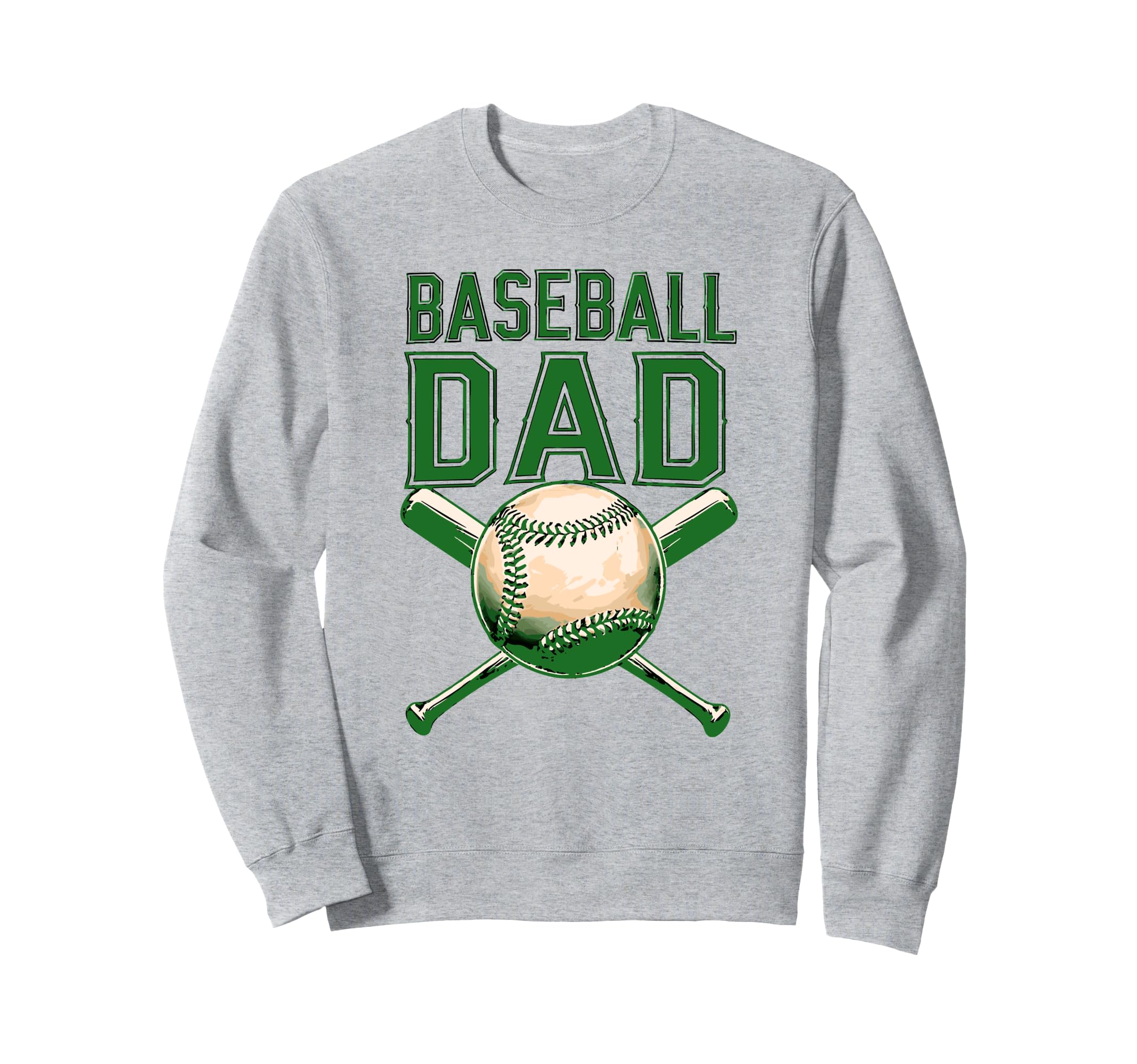 Baseball Dad Parent Ball Player Fathers Sweatshirt - Graphic Print Unisex - T-Shirt, Sweatshirt, Hoodie