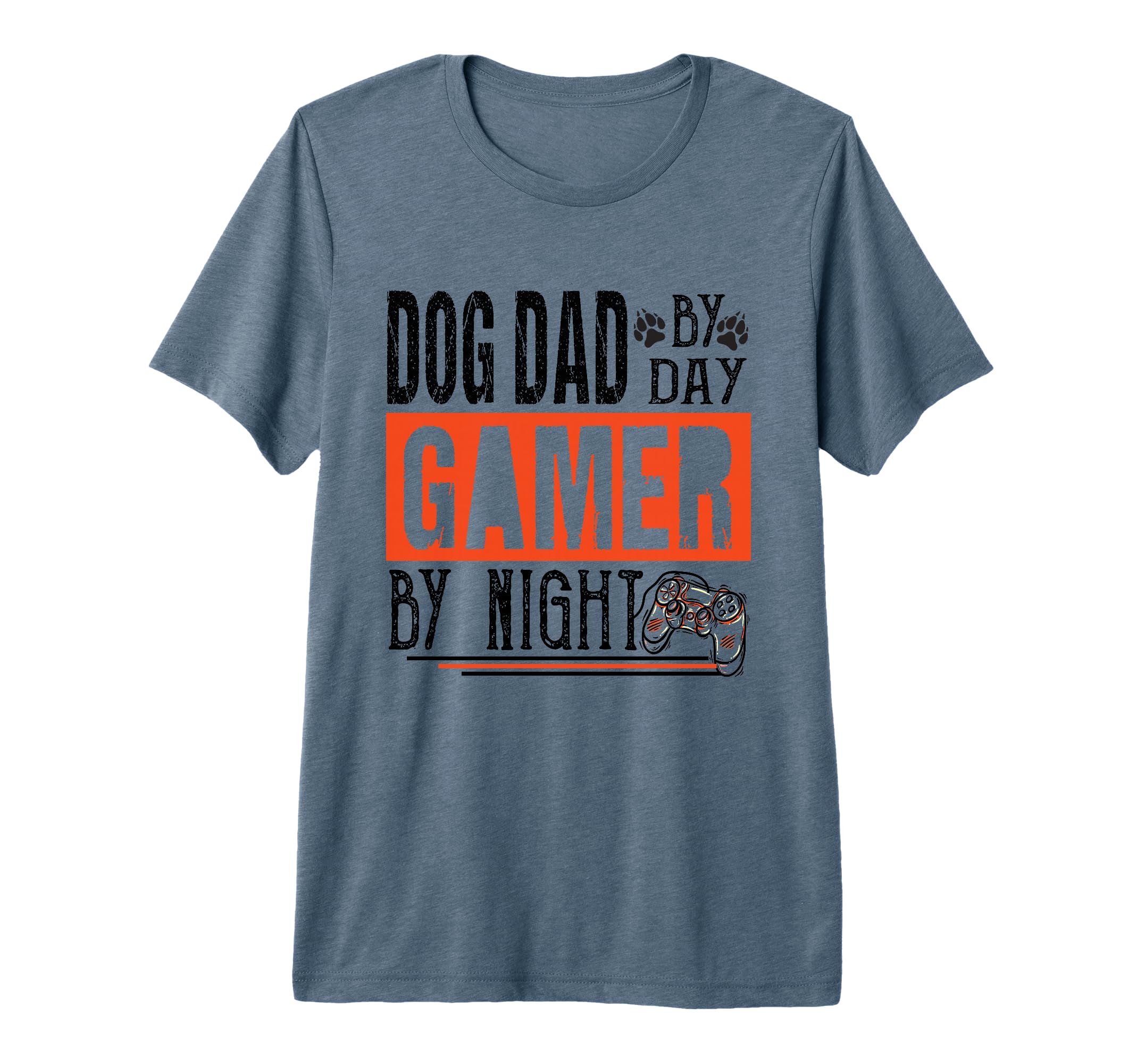 Mens Dog Dad Day Gamer Night Fathers T-Shirt - Unique Graphic for Adults - T-Shirt, Sweatshirt, Hoodie