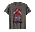 Mom Life Messy Bun Gamer Video T-Shirt - Fun Novelty Design for Adults - T-Shirt, Sweatshirt, Hoodie