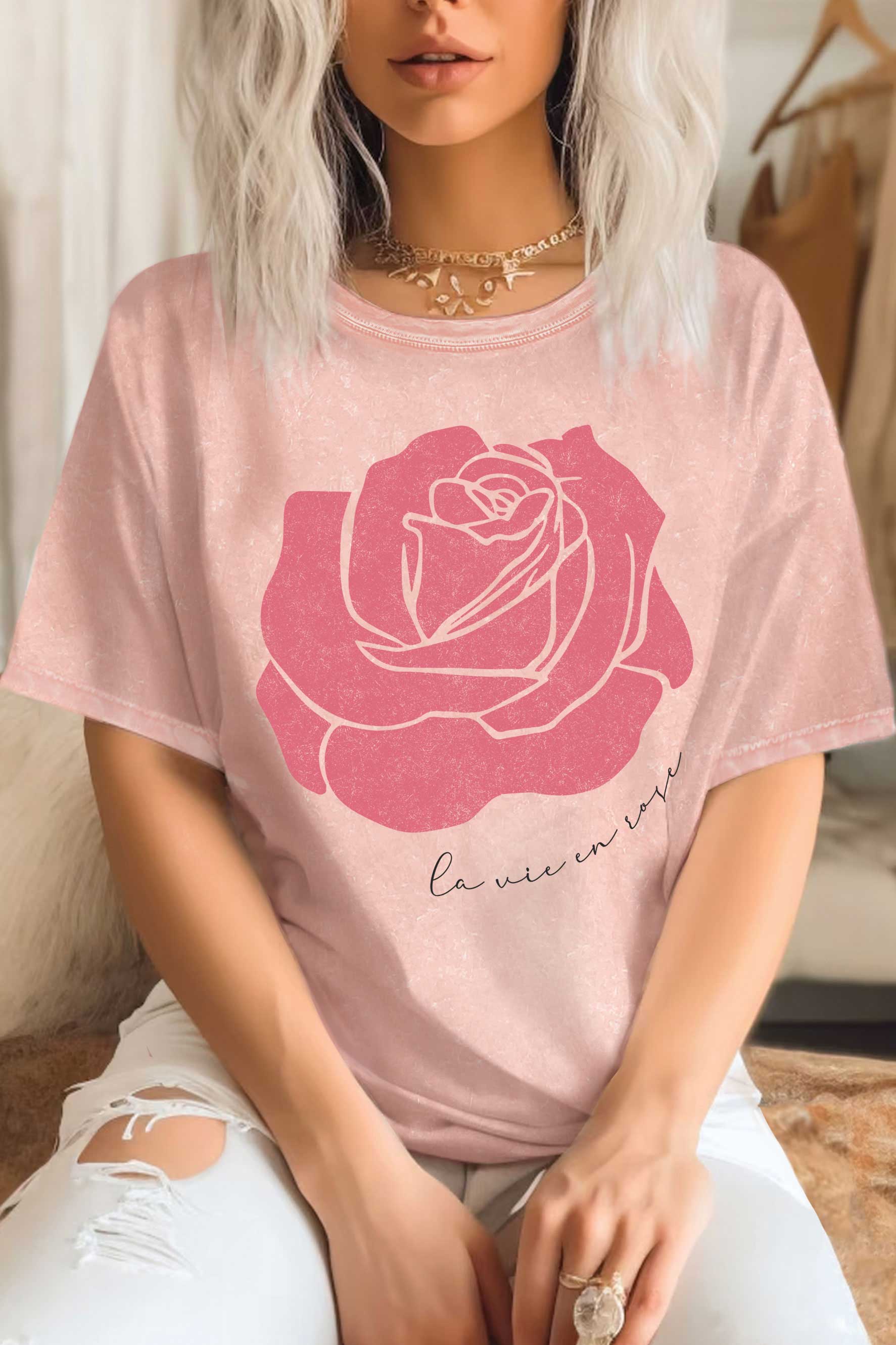 La Vie En Rose Mineral Graphic - Adult & Kids T-Shirts, Sweatshirts & Hoodies apparel design preview 1