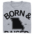 Mo Born Raised Grey - Adult & Kids T-Shirts, Sweatshirts & Hoodies apparel design preview 1
