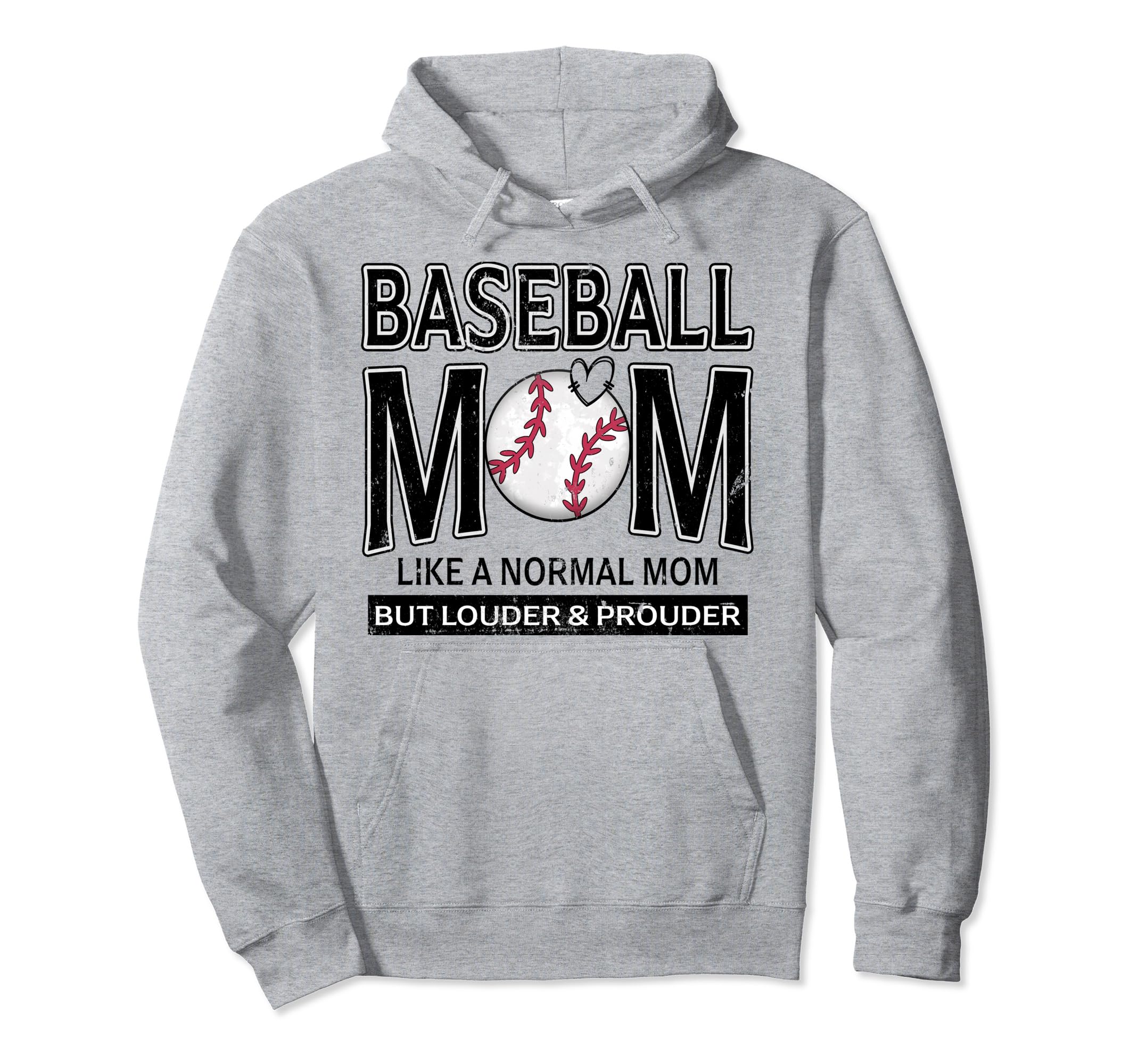 Baseball Mom Funny Not Like Normal Hoodie - Casual Everyday Wear Unisex - T-Shirt, Sweatshirt, Hoodie