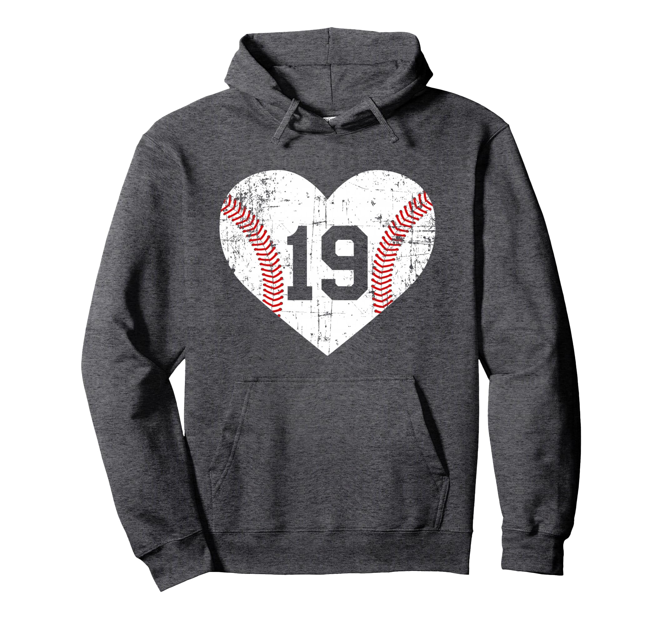 Baseball 19 Jersey Number Hoodie - Aesthetic Graphic Men Women - T-Shirt, Sweatshirt, Hoodie