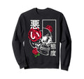 Eboy Bad Attitudes Aesthetic Skull Sweatshirt - Novelty Apparel for Adults - T-Shirt, Sweatshirt, Hoodie