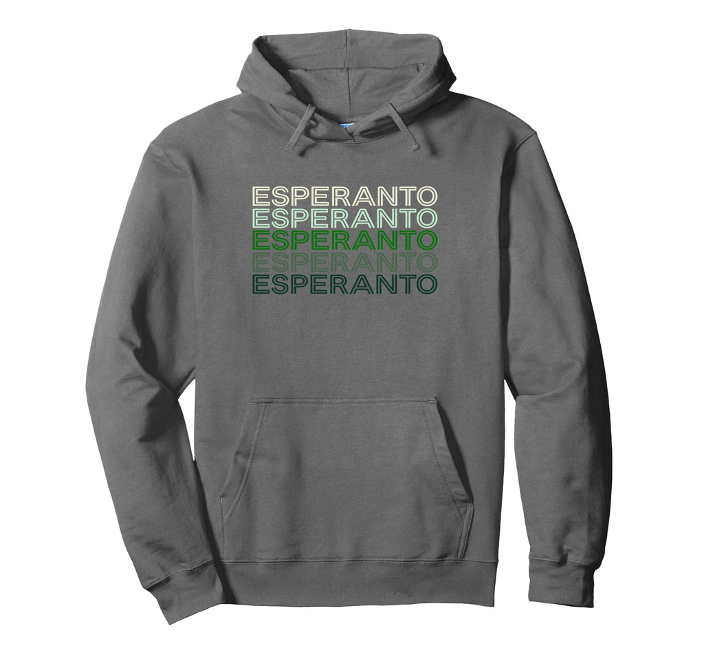 Esperanto Language 70S Aesthetic Hoodie - Aesthetic Graphic Men Women - T-Shirt, Sweatshirt, Hoodie