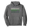 Esperanto Language 70S Aesthetic Hoodie - Aesthetic Graphic Men Women - T-Shirt, Sweatshirt, Hoodie