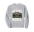 Old School Soul Hip Hop Sweatshirt - Aesthetic Graphic for Adults - T-Shirt, Sweatshirt, Hoodie