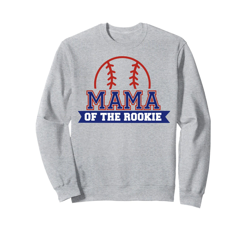 Mama Rookie 1St Birthday Baseball Sweatshirt - Trendy Graphic for Adults - T-Shirt, Sweatshirt, Hoodie
