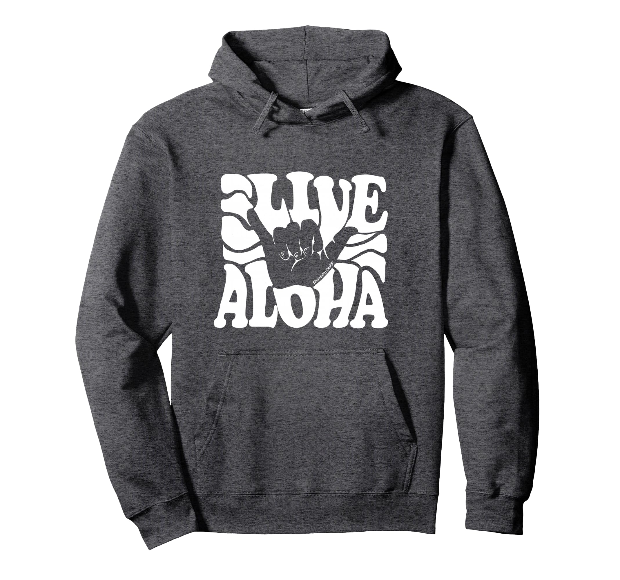 Live Aloha State Hawaiian Islands Shaka Hoodie - Fun Novelty Design Unisex - T-Shirt, Sweatshirt, Hoodie