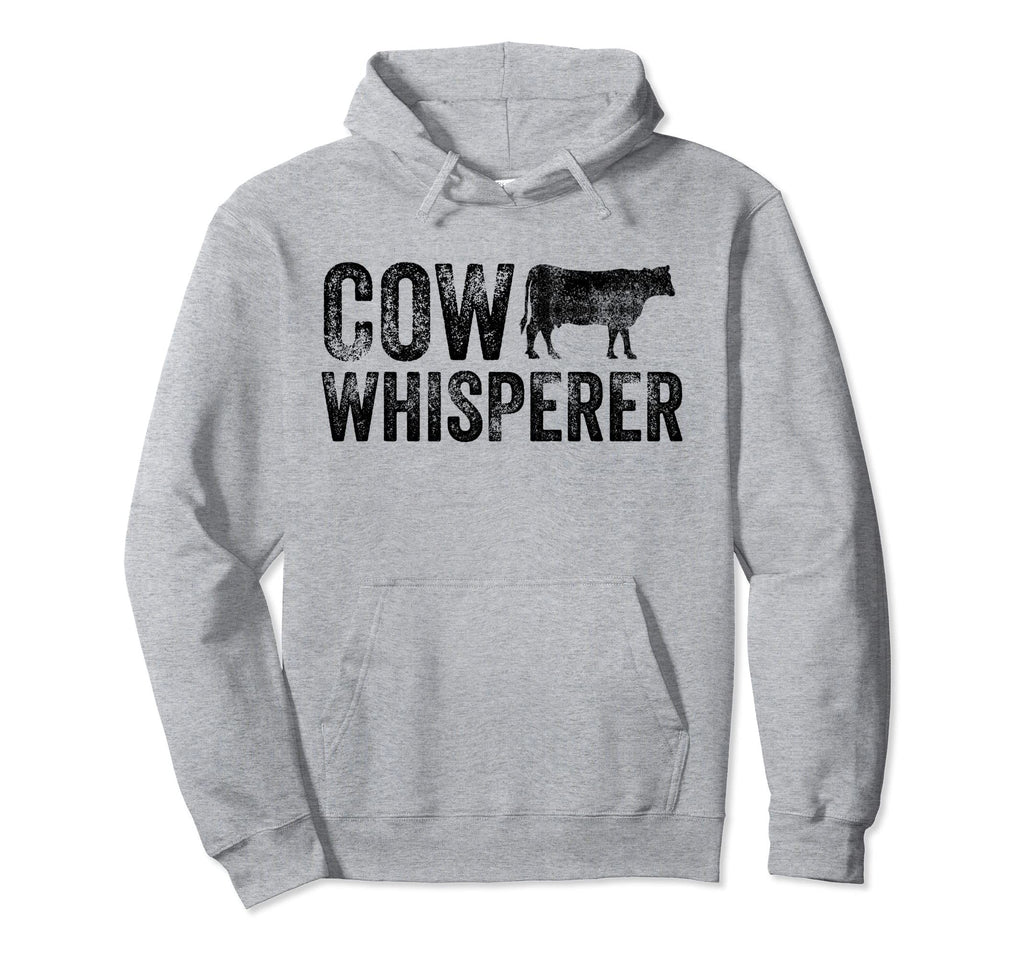 Cow Whisperer Farmer Farm Cow Lover Hoodie - Casual Everyday Wear Unisex - T-Shirt, Sweatshirt, Hoodie