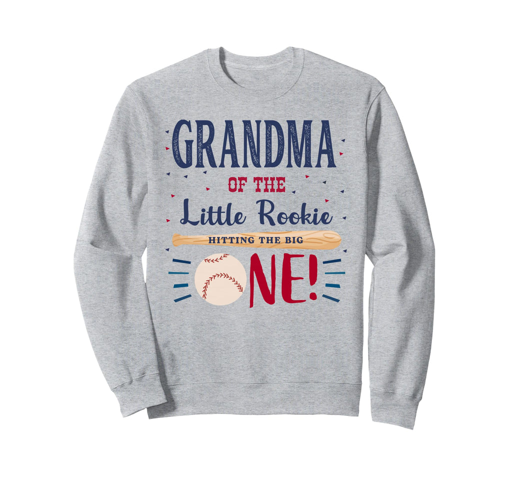 Grandma First Birthday Little Rookie Sweatshirt - Trendy Graphic Men Women - T-Shirt, Sweatshirt, Hoodie