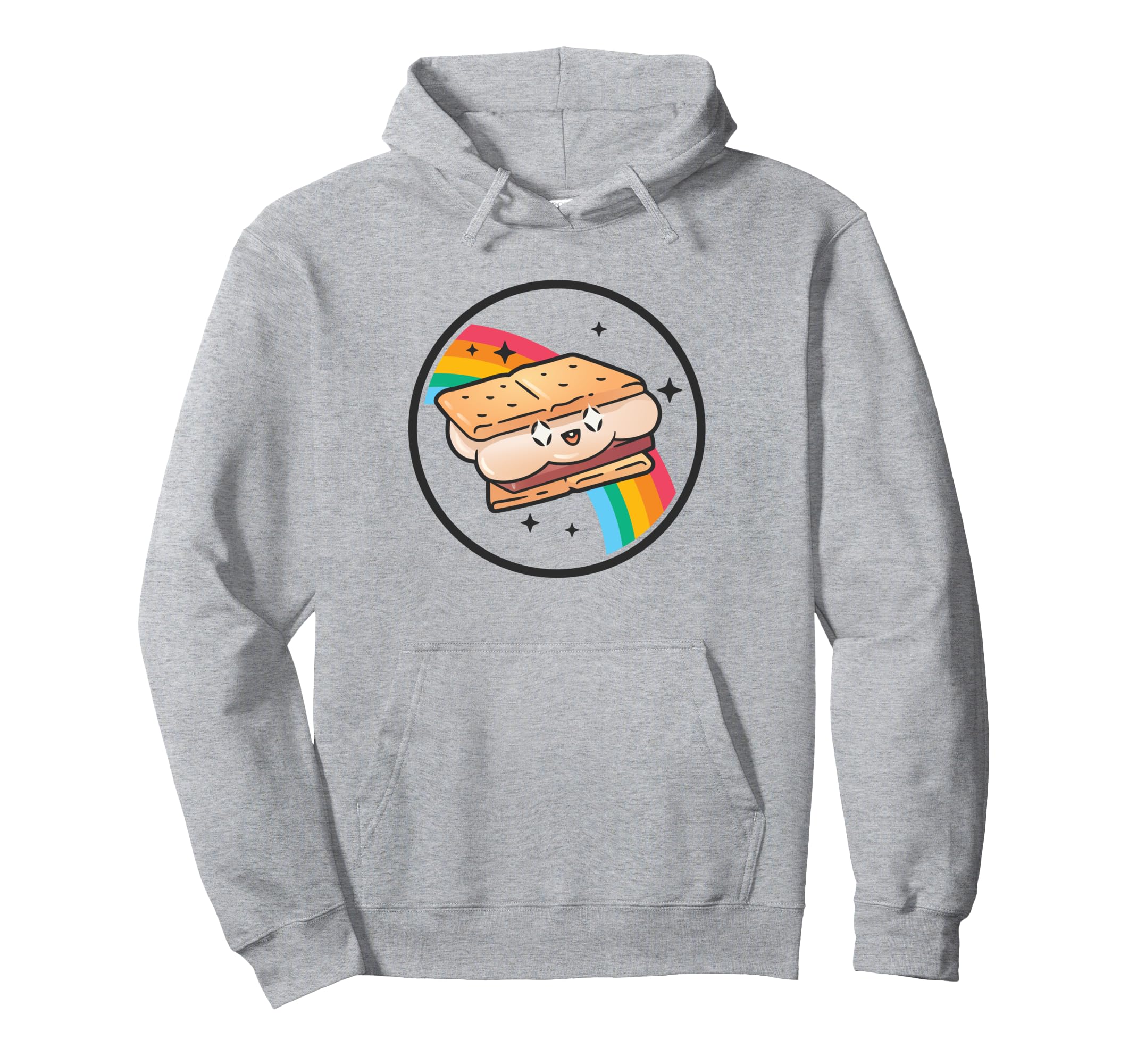 Happy Smore Rainbow Japan 80S Otaku Hoodie - Fun Novelty Design Men Women - T-Shirt, Sweatshirt, Hoodie