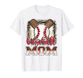 Baseball Mom Leopard Proud Ball Mom T-Shirt - Graphic Print Men Women - T-Shirt, Sweatshirt, Hoodie
