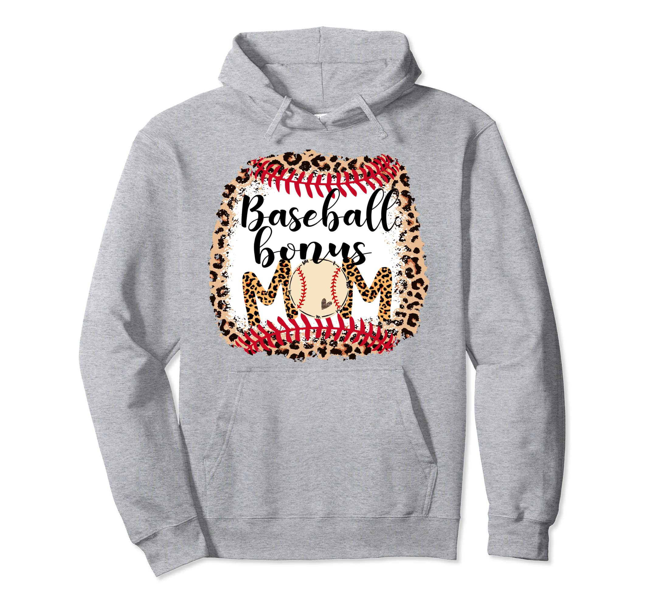 Baseball Bonus Mom Bleached Mom Life Hoodie - Unique Graphic Men Women - T-Shirt, Sweatshirt, Hoodie