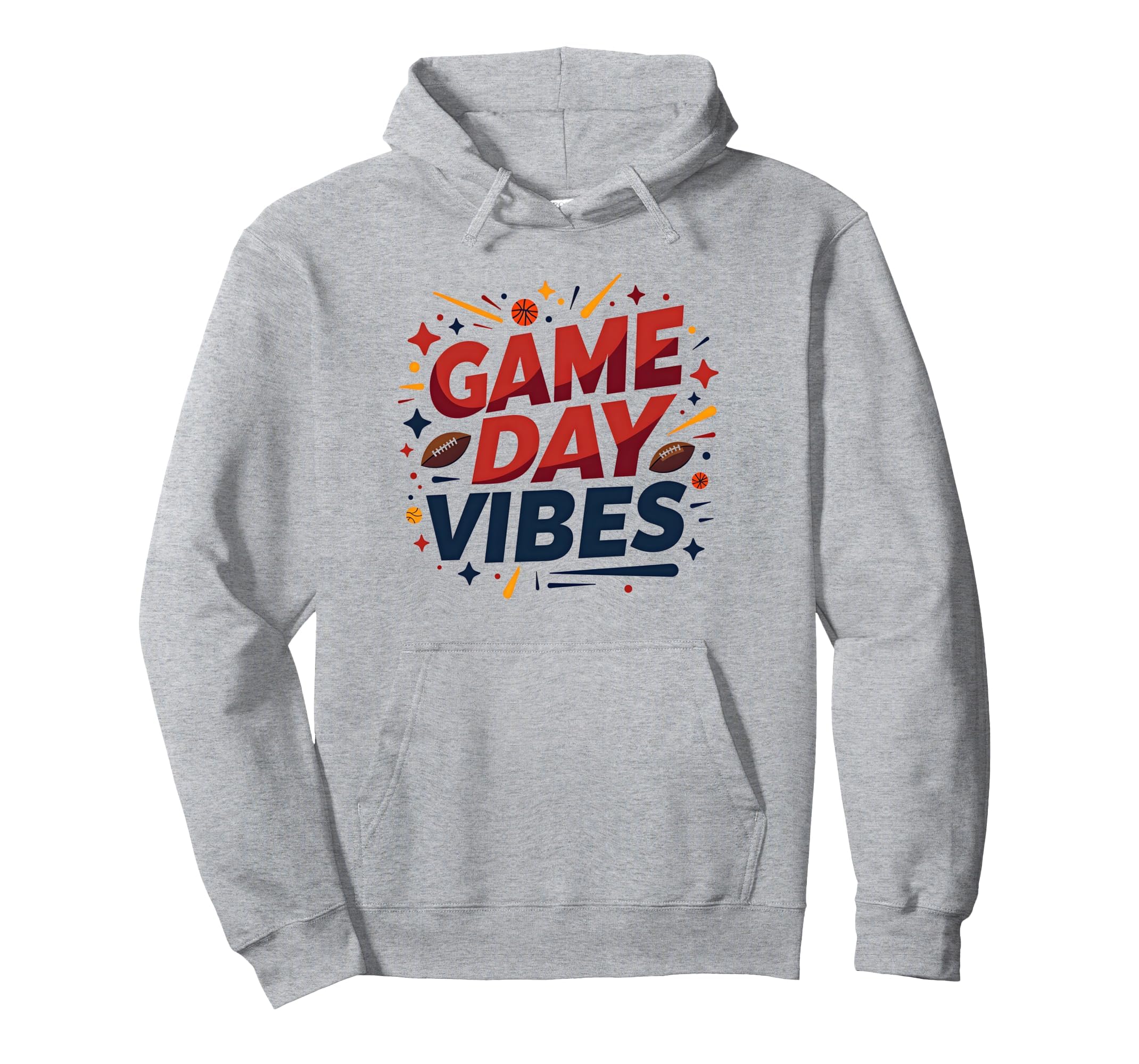 Game Day Vibes Sports Fan Celebration Hoodie - Streetwear Style Unisex - T-Shirt, Sweatshirt, Hoodie