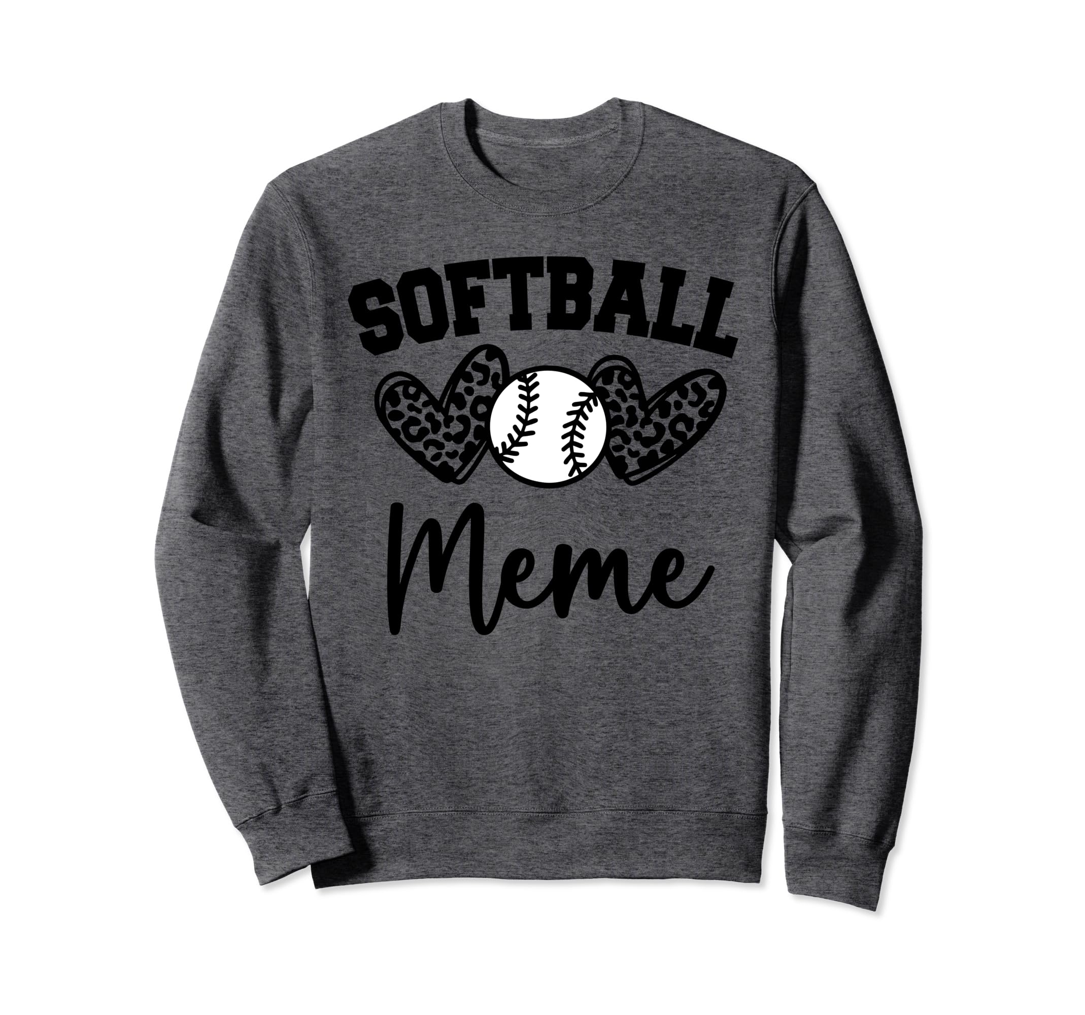 Personalized Baseball Heart Meme Sweatshirt - Minimalist Print Unisex - T-Shirt, Sweatshirt, Hoodie