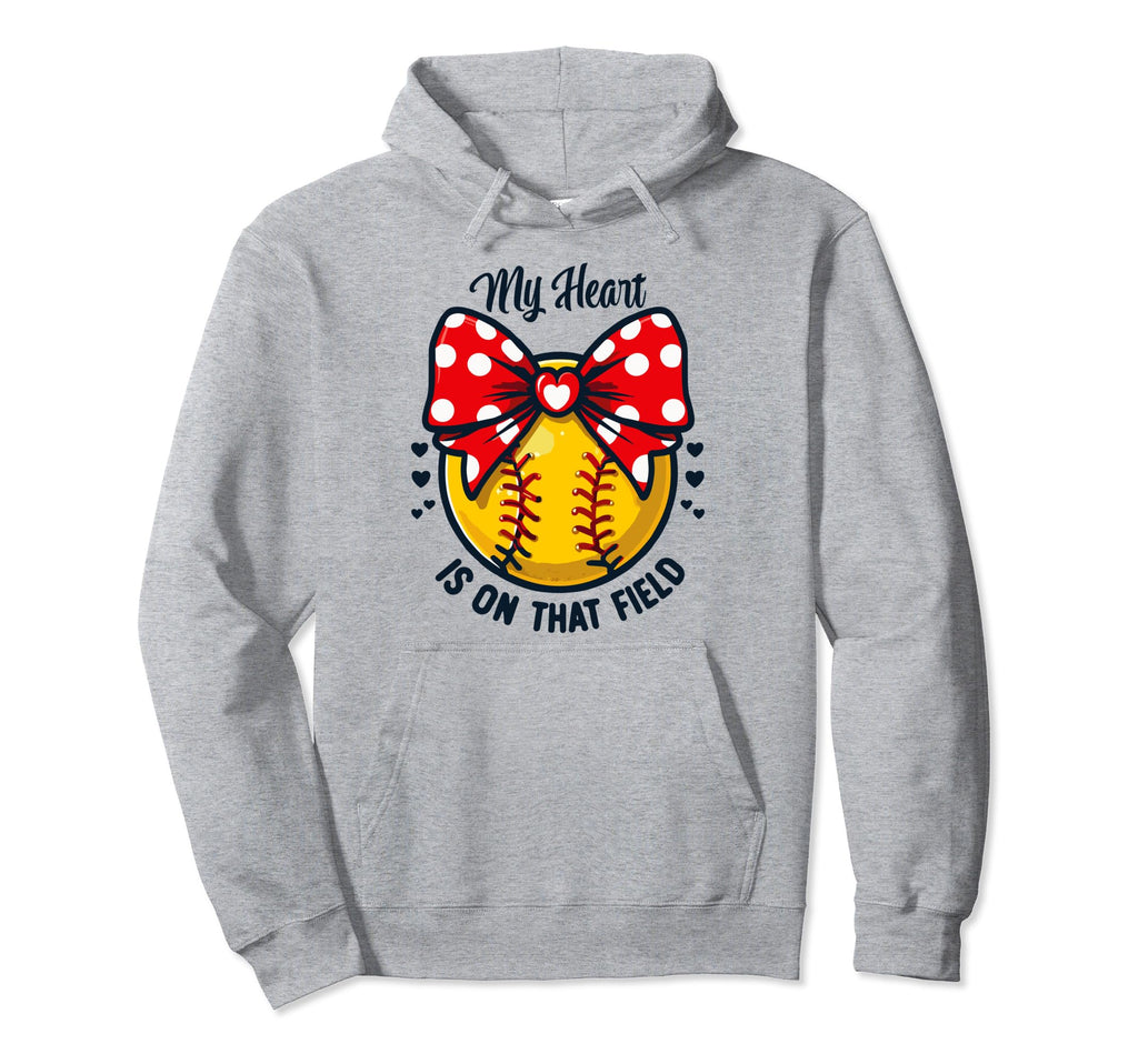 My Heart Is That Field Baseball Hoodie - Aesthetic Graphic for Adults - T-Shirt, Sweatshirt, Hoodie