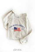 God Bless America Est. 1776 Thermal Vintage - Adult & Kids T-Shirts, Sweatshirts & Hoodies apparel design preview 1